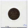 Suisse Canton Genève 10 centimes 1844 TB, KM 128 pièce de monnaie