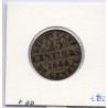 Suisse Canton Genève 25 centimes 1844 TB, KM 129 pièce de monnaie