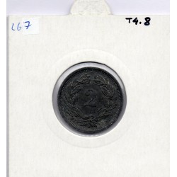 Suisse 2 rappen 1945 Sup, KM 4.2b pièce de monnaie