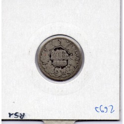 Suisse 1/2 franc 1882 B, KM 23 pièce de monnaie