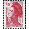 Timbre Yvert No 2244 Type Mariane liberté, 4.00fr rouge carmin