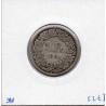 Suisse 1 franc 1861 TB, KM 9a pièce de monnaie