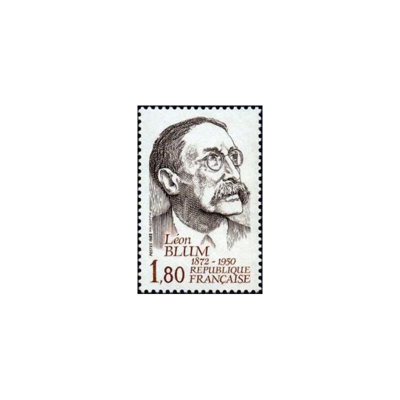 Timbre Yvert No 2251 Léon Blum