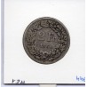 Suisse 2 francs 1860 TB+, KM 10a pièce de monnaie