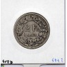 Suisse 2 francs 1860 TB, KM 10a pièce de monnaie