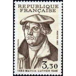 Timbre Yvert No 2256 Martin Luther, 500e anniversaire de sa naissance