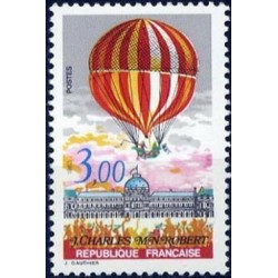 Timbres Yvert No 2262 Bicentenaire de l'air et de l'espace, 2e ascension en montgolfière