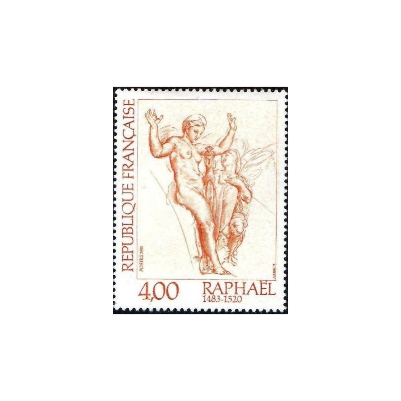 Timbre Yvert No 2264 Vénus et Psyché de Raphael