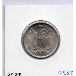 Thailande 1 Baht 1977 Spl, KM Y110 pièce de monnaie