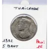 Thailande 5 Baht 1972 Spl, KM Y98 pièce de monnaie