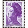 Timbre Yvert No 2276 Type mariane Liberté 10fr violet