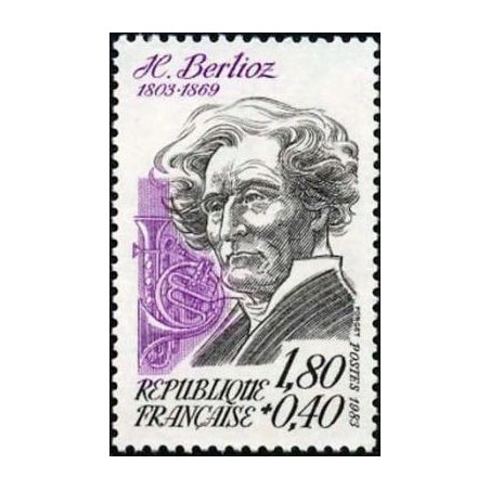 Timbre Yvert No 2281 Hector Berlioz