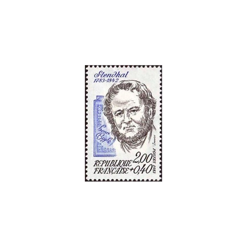 Timbre Yvert No 2284 Stendhal Henri Beyle