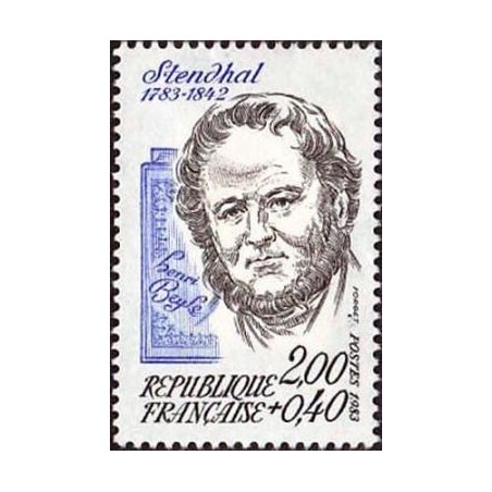 Timbre Yvert No 2284 Stendhal Henri Beyle