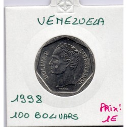 Venezuela 100 Bolivares 1998 Sup, KM Y78 pièce de monnaie