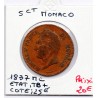 Monaco Honore V 5 centimes 1837 MC TB+, Gad 102 pièce de monnaie