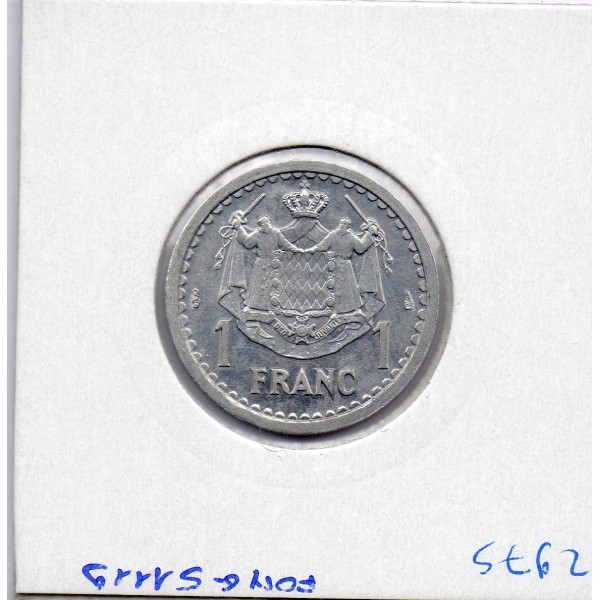 Monaco Louis II 1 franc 1943 Sup+, Gad 131 pièce de monnaie