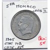 Monaco Louis II 5 francs 1945 TTB, Gad 135 pièce de monnaie