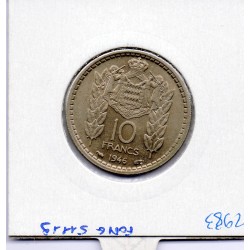Monaco Louis II 10 francs 1946 Sup+, Gad 136 pièce de monnaie