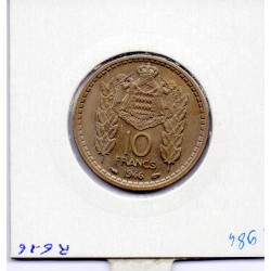 Monaco Louis II 10 francs 1946 Sup, Gad 136 pièce de monnaie
