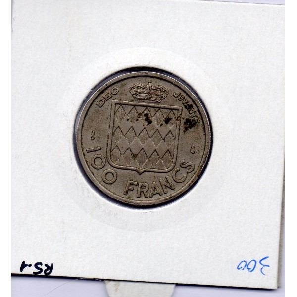 Monaco Rainier III 100 francs 1956 TTB, Gad 143 pièce de monnaie