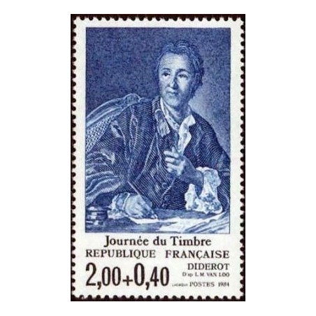 Timbre Yvert No 2304 Journée du timbre, Diderot