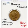 Monaco Rainier III 10 centimes 1962 Sup, Gad 146 pièce de monnaie