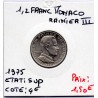 Monaco Rainier III 1/2 Franc 1975 Sup, Gad 149 pièce de monnaie