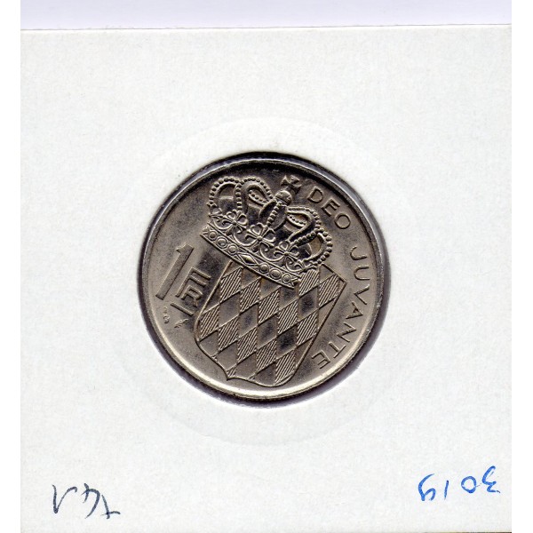 Monaco Rainier III 1 Franc 1977 Sup, Gad 150 pièce de monnaie