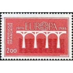 Timbres Yvert No 2309 Europa, pont de la coopération européenne