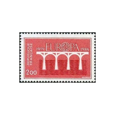 Timbres Yvert No 2309 Europa, pont de la coopération européenne