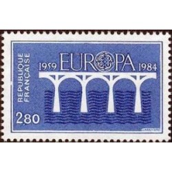 Timbre Yvert No 2310 Europa, pont de la coopération européenne