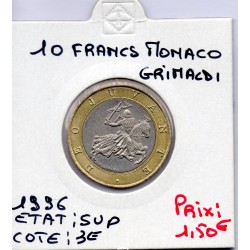 Monaco Rainier III 10 Francs 1996 Sup, Gad 160 pièce de monnaie