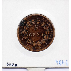 Colonies Charles X 5 centimes 1830 A TTB+ Guyane, Lec 301 pièce de monnaie