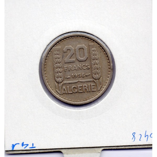 Algérie 20  Francs 1956 TTB, Lec 49 pièce de monnaie
