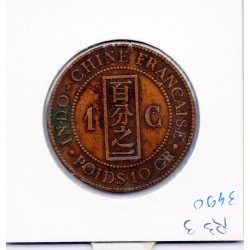 Indochine 1 cent 1888 TTB, Lec 40 pièce de monnaie