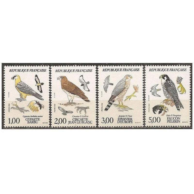 Timbre Yvert No 2337-2340 Série Faune et Flore de France