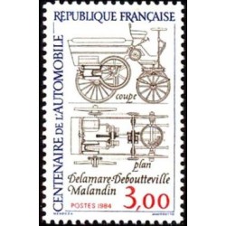 Timbre Yvert No 2341 Centenaire de l'automobile