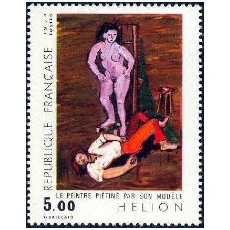 Timbre Yvert No 2343 Jean Hélion