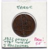 Maroc 5 Mouzounas 1340 AH -1922 Poissy TTB+, Lec 69 pièce de monnaie