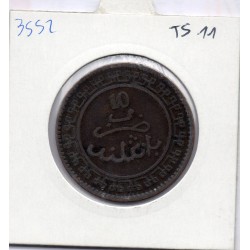 Maroc 10 Mouzounas 1321 AH -1903 Birmingham TTB+, Lec 87 pièce de monnaie