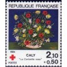 Timbre Yvert No 2345a Croix rouge de carnet, la corbeille rose