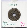 Maroc 25 centimes 1339 AH -1921 paris TTB, Lec 202 pièce de monnaie