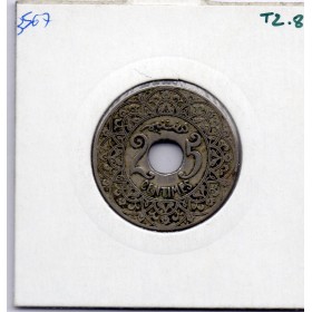 Maroc 25 centimes 1339 AH -1921 paris TTB, Lec 202 pièce de monnaie