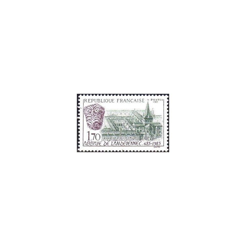 Timbre  France Yvert No 2349 Abaye de Landévennec