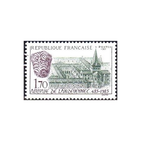 Timbre  France Yvert No 2349 Abaye de Landévennec