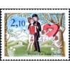 Timbre France Yvert No 2354 St valentin, les amoureux de Peynet