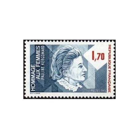 Timbre France Yvert No 2361 Hommage aux femmes, Pauline Kergomard