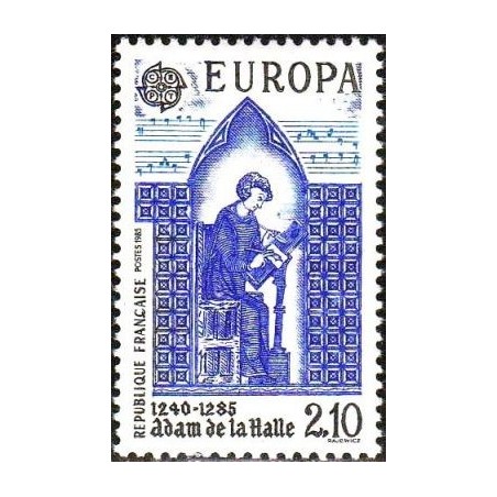 Timbre France Yvert No 2366 Europa, Adam de la Halle