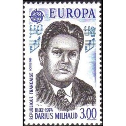 Timbre France Yvert No 2367 Europa Darius Milhaud